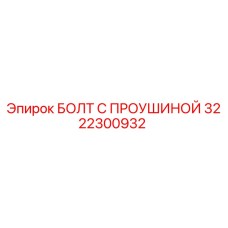 3222300932 БОЛТ С ПРОУШИНОЙ Epiroc