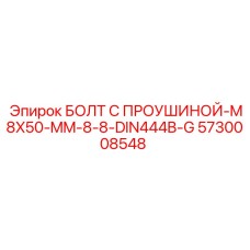 5730008548 БОЛТ С ПРОУШИНОЙ-M8X50-MM-8-8-DIN444B-G Epiroc