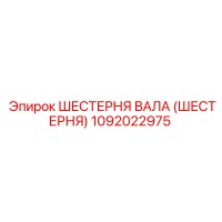 1092022975 ШЕСТЕРНЯ ВАЛА (ШЕСТЕРНЯ) Epiroc