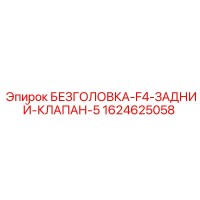 1624625058 БЕЗГОЛОВКА-F4-ЗАДНИЙ-КЛАПАН-5 Epiroc