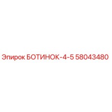 58043480 БОТИНОК-4-5 Epiroc