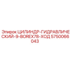 5750066043 ЦИЛИНДР-ГИДРАВЛИЧЕСКИЙ-9-BOREX78-ХОД Epiroc