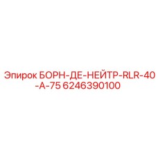 6246390100 БОРН-ДЕ-НЕЙТР-RLR-40-A-75 Epiroc