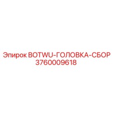 3760009618 BOTWU-ГОЛОВКА-СБОР Epiroc