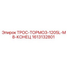 1613132801 ТРОС-ТОРМОЗ-1205L-M8-КОНЕЦ Эпирок
