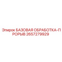 2657279929 БАЗОВАЯ ОБРАБОТКА-ПРОРЫВ Epiroc