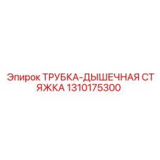 1310175300 ТРУБКА-ДЫШЕЧНАЯ СТЯЖКА Epiroc