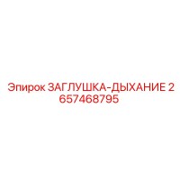 2657468795 ЗАГЛУШКА-ДЫХАНИЕ Epiroc