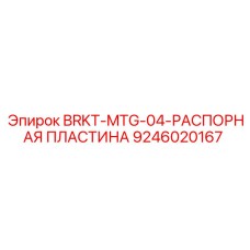Распорная пластина для буровой коронки
