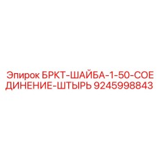 9245998843 БРКТ-ШАЙБА-1-50-СОЕДИНЕНИЕ-ШТЫРЬ Epiroc