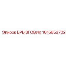 1615653702 БРЫЗГОВИК Epiroc