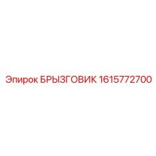 1615772700 БРЫЗГОВИК Epiroc