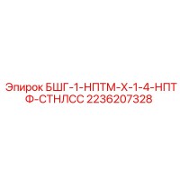 2236207328 БШГ-1-НПТМ-Х-1-4-НПТФ-СТНЛСС Epiroc