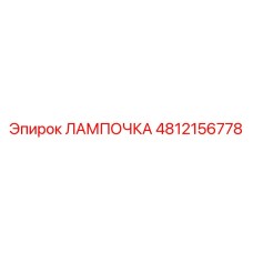 4812156778 ЛАМПОЧКА Epiroc