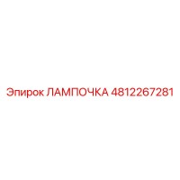 4812267281 ЛАМПОЧКА Epiroc