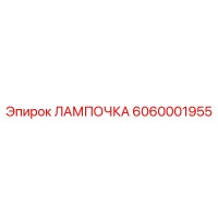 6060001955 ЛАМПОЧКА Epiroc