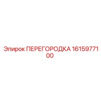 1615977100 ПЕРЕГОРОДКА Epiroc