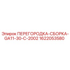 1622053580 ПЕРЕГОРОДКА-СБОРКА-GA11-30-C-2002 Epiroc