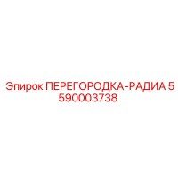 5590003738 ПЕРЕГОРОДКА-РАДИА Epiroc