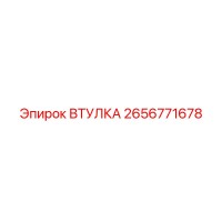 2656771678 ВТУЛКА Эпирок
