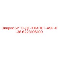 6223106100 БУТЭ-ДЕ-КЛАПЕТ-ASP-0-36 Epiroc