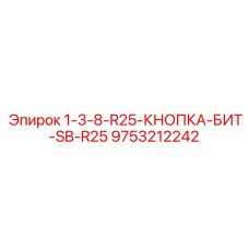 9753212242 1-3-8-R25-КНОПКА-БИТ-SB-R25 Epiroc
