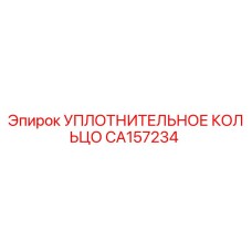 CA157234 УПЛОТНИТЕЛЬНОЕ КОЛЬЦО Epiroc