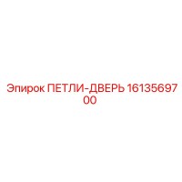 1613569700 ПЕТЛИ-ДВЕРЬ (Epiroc)