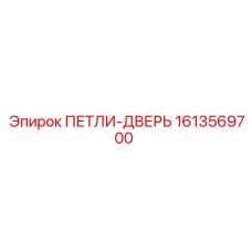 1613569700 ПЕТЛИ-ДВЕРЬ (Epiroc)