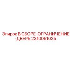 2310051035 В СБОРЕ-ОГРАНИЧЕНИЕ-ДВЕРЬ Epiroc