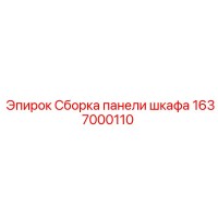 1637000110 Сборка панели шкафа (Epiroc)