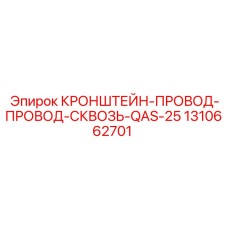 1310662701 КРОНШТЕЙН-ПРОВОД-ПРОВОД-СКВОЗЬ-QAS-25 Epiroc
