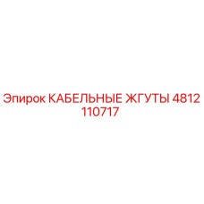 4812110717 КАБЕЛЬНЫЕ ЖГУТЫ Epiroc