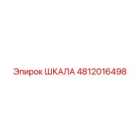 4812016498 ШКАЛА Epiroc