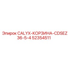 52354511 CALYX-КОРЗИНА-CDSEZ36-5-4 Epiroc