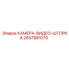 2657881070 КАМЕРА-ВИДЕО-ШТОРКА Epiroc