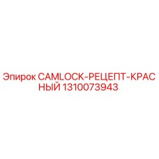 1310073943 CAMLOCK-РЕЦЕПТ-КРАСНЫЙ Epiroc