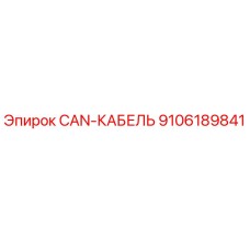 9106189841 CAN-КАБЕЛЬ Epiroc