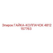 4812157763 ГАЙКА-КОЛПАЧОК Epiroc
