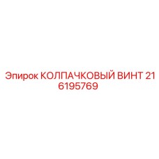 216195769 КОЛПАЧКОВЫЙ ВИНТ Epiroc