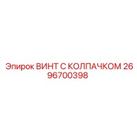 2696700398 ВИНТ С КОЛПАЧКОМ Epiroc