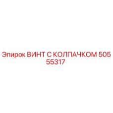 50555317 ВИНТ С КОЛПАЧКОМ Epiroc
