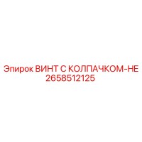 2658512125 ВИНТ С КОЛПАЧКОМ-HE Эпирок