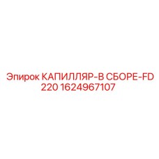 1624967107 КАПИЛЛЯР-В СБОРЕ-FD220 Epiroc