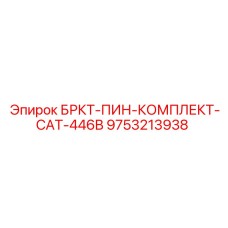 Штифты БРКТ-ПИН-КОМПЛЕКТ-CAT-446B Epiroc 9753213938