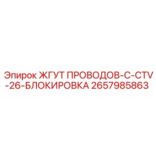 2657985863 ЖГУТ ПРОВОДОВ-C-CTV-26-БЛОКИРОВКА Epiroc