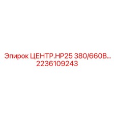 2236109243 ЦЕНТР.HP25 380/660В Epiroc