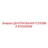 87004099 ЦЕНТРАЛЬНАЯ ГОЛОВКА | Epiroc