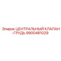 9900481029 ЦЕНТРАЛЬНЫЙ КЛАПАН-ГРУДЬ Epiroc