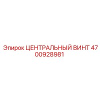 4700928981 ЦЕНТРАЛЬНЫЙ ВИНТ Epiroc
